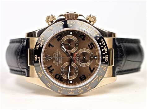 rolex daytona watch with leather strap|genuine Rolex leather straps.